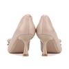 Barbara Lambskin Pointed Toe Ribbon Pumps 6.5cm Bbj221be