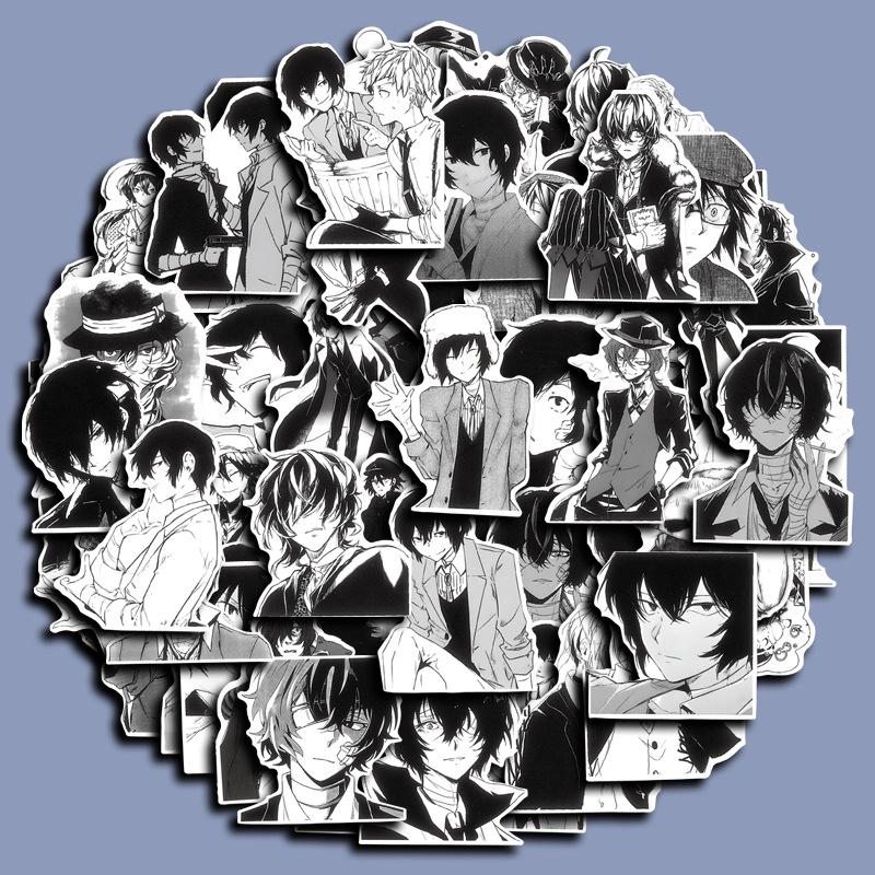 Bungo Stray Dogs Nakajima Atsushi 60 Sheets Anime Journal Stickers