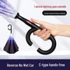 Double-Layer Reverse Umbrella with Standable Handle - Large, Durable, Sun & Rain Protection for Men & Women