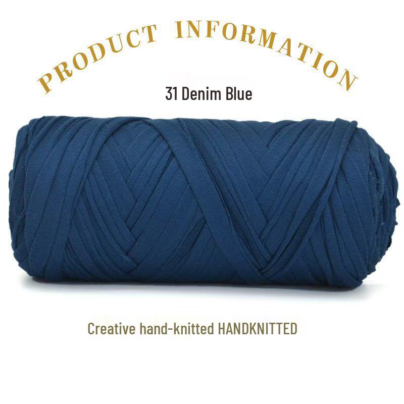 200g High Elastic Cloth Strip Yarn for DIY Weaving: Crochet Blankets, Floor Mats, Storage Baskets & More