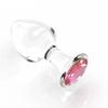High Quality Glass Anal Plug Smooth Butt Plug Prostate Stimulator Adult Masturbation Sex Toys for Male Female Gay