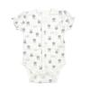 Baby Clothes Short Front Set of Floral [Chuckle Baby] Rompers, Sleeves, Opening, 3, Girls, Rabbit, Pattern, Plain, 80cm, T2112E-80-20