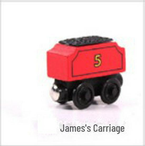 Children's Wooden Toy Train Head Cake Decoration - YB02