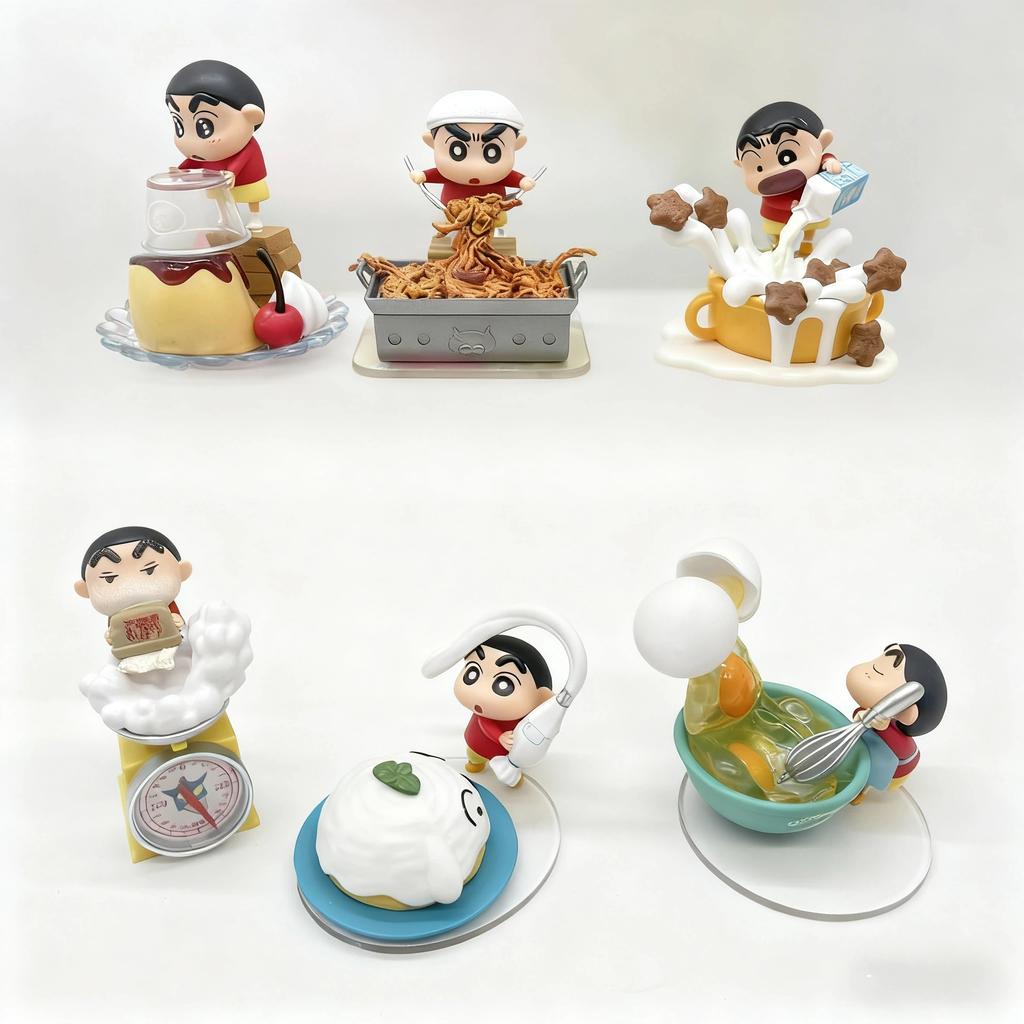 New Products In Stock Anime Xiao Xin Dishes Blind Box Figurines Figurines Desktop Ornaments Birthday Surprise Gifts Souvenir
