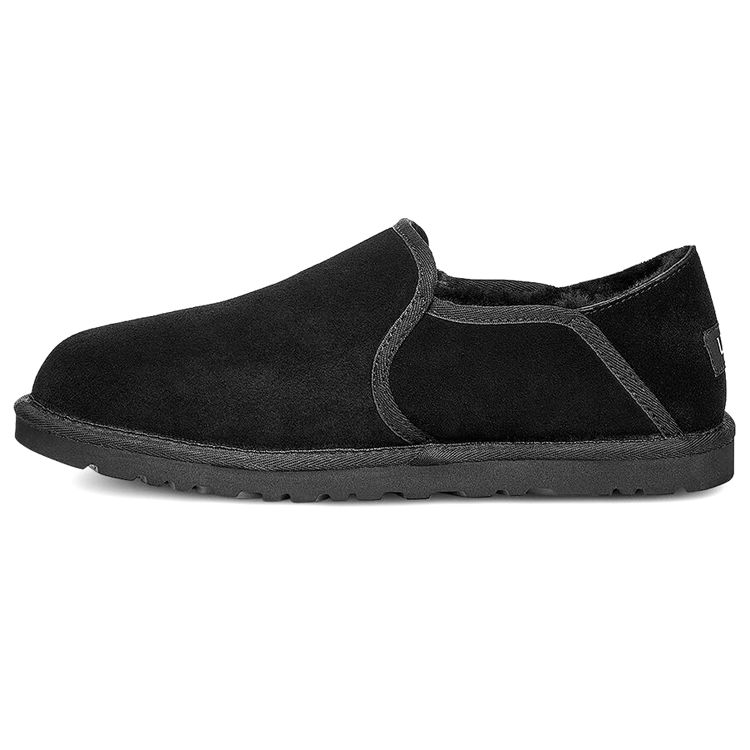 

UGG Тапочки Kenton Slipper Suede Flat Shoes Мужские тапочки Черные 3010-BLK