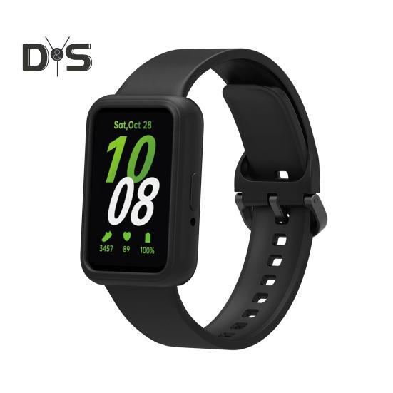 Smartwatch Silicone Protective Case Wear Resistant Anti-Scratch Easy To Install Protective Bumper Shell Cover for SamsungGalaxy Fit 3