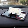 4in1 Car Phone Holder Car Parking Number Card Multifunctional Non-Slip Mat Silicone Dashboard Anti Slide Pad Navigation Support