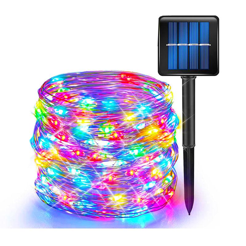 Solar Fairy Lights Outdoor Lamp Super Bright Solar String Lights Outoor 8 Modes LED Lights for Garden Patio Christmas Decoration