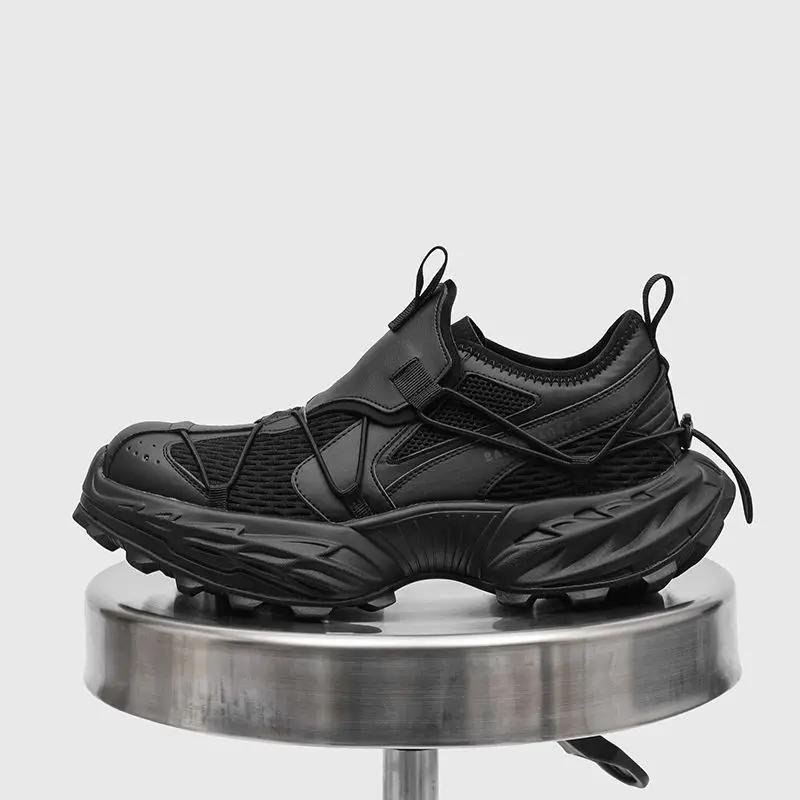 High End Fashionable Men's Casual Shoes Men's New Trendy Mesh Breathable Running Shoes Men's Personalized Sports Shoes