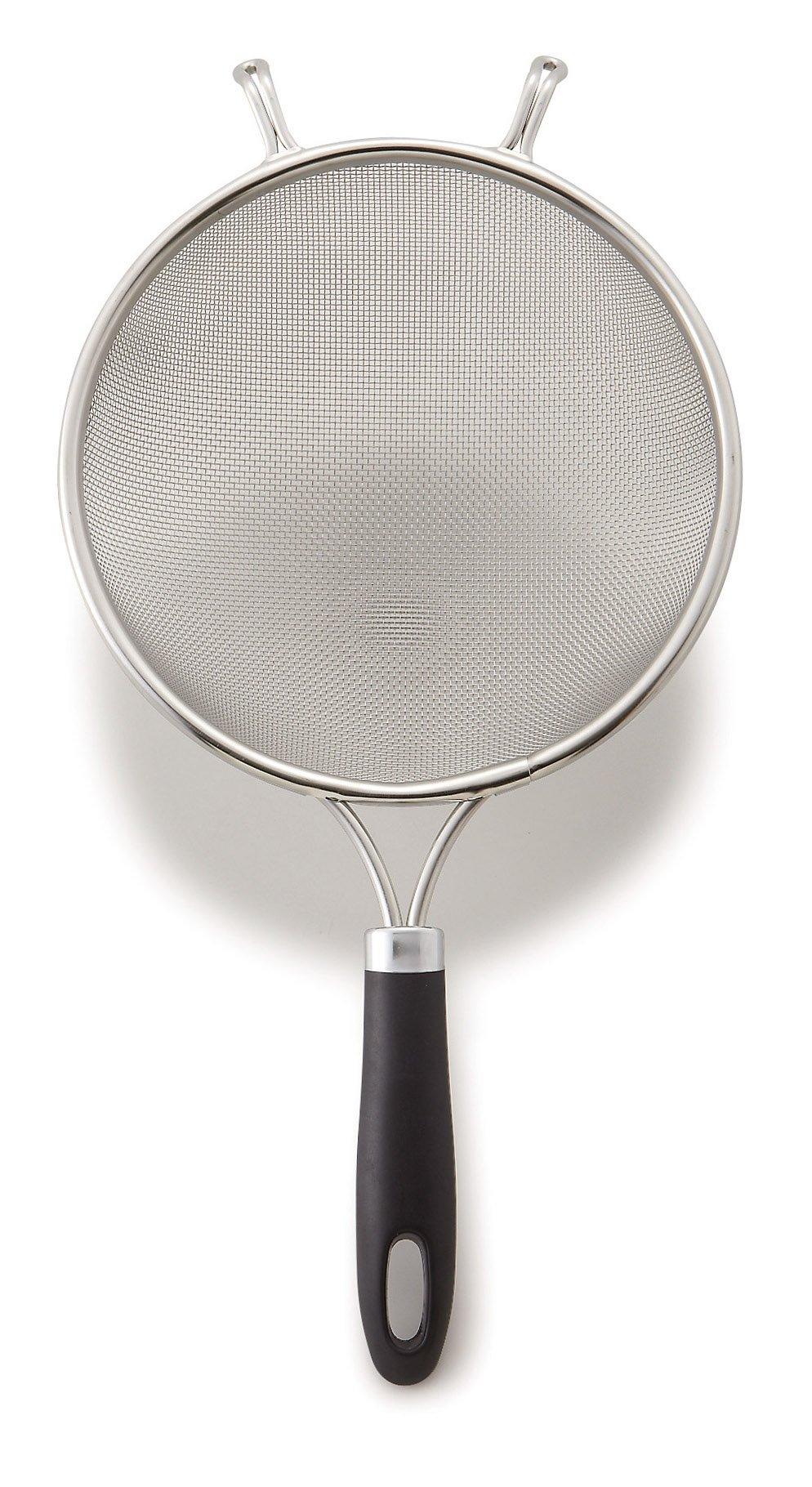 Suncraft Made in Aisaika Silver Multi-purpose Strainer, Large, Japan, AL-31