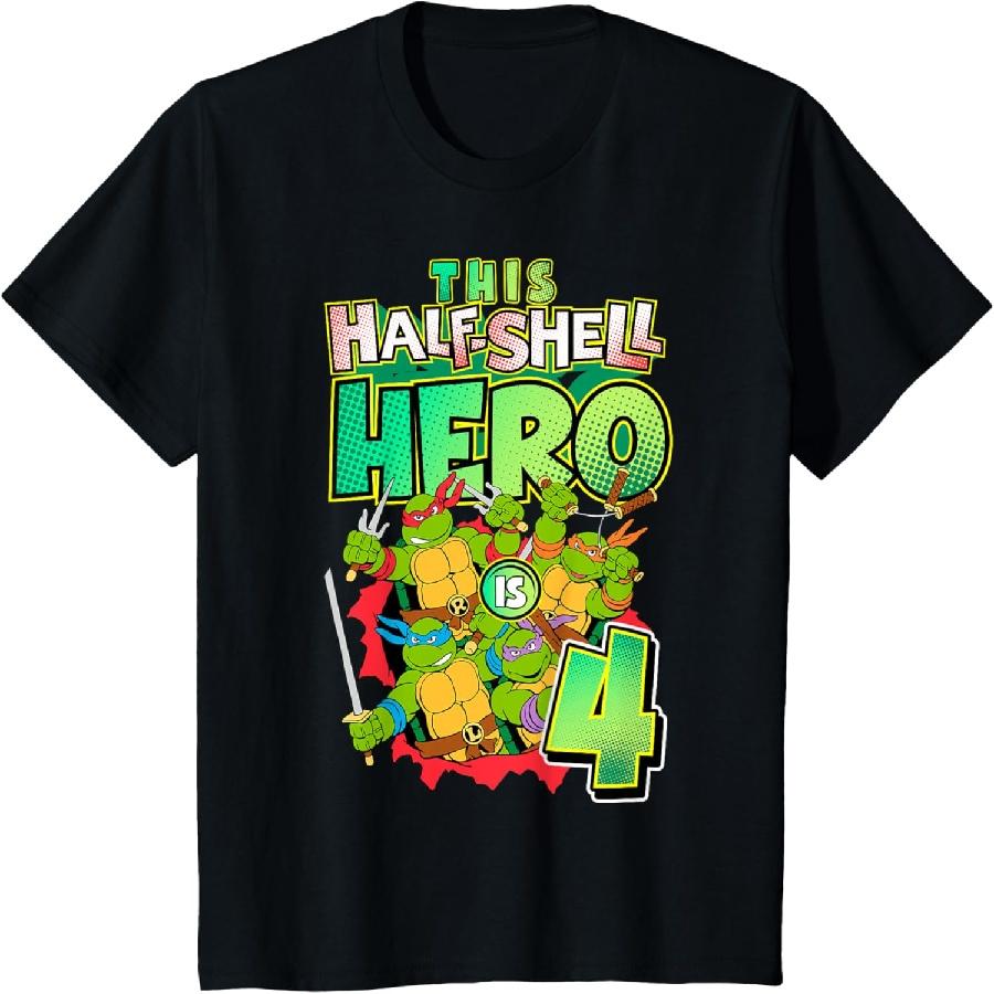 Mademark x Черепашки-ниндзя - Черепашки-ниндзя Этот герой в панцире 4 Футболка XXXXXL чёрный