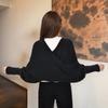 Womens Crossed Back Knitted Cover Up Scarf with Sleeves Sweater Shawl Wrap Shrug Layering Solution For Chilly Environment