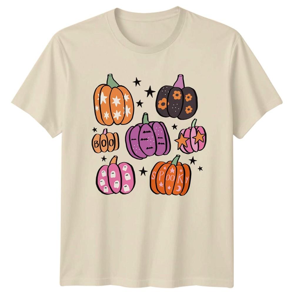 Halloween Pumpkins Boo Spooky Holiday Unisexs TShirt Unisexs Graphic Tee