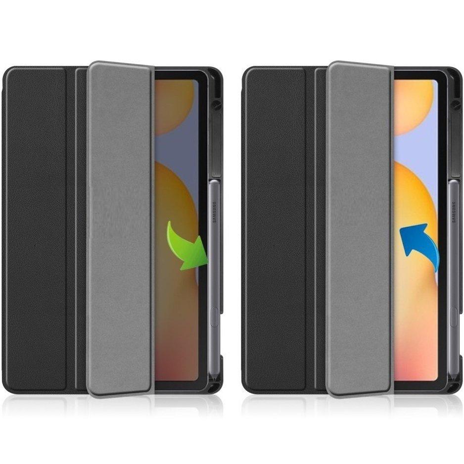 Case for Samsung Galaxy Tab S6 Lite 10.4" 2020/2022/2024, with stylus holder, Black