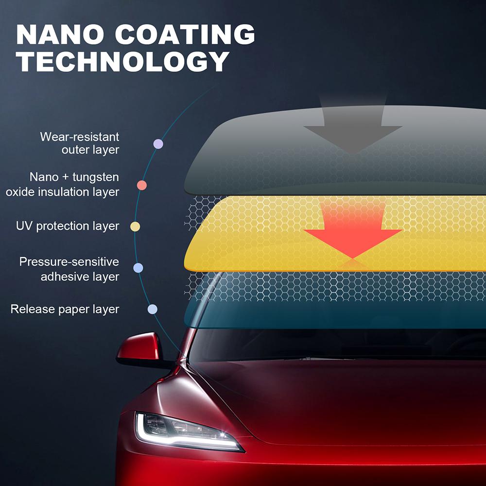 Car Side Window Solar UV Protector Summer Tint Film Precut Kit For Tesla Model Y ModelY 2020 2025 2025 2025 2025 Accessories