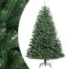 Vidaxl Hinged Artificial Christmas Tree with Stand, Green, 210 Cm