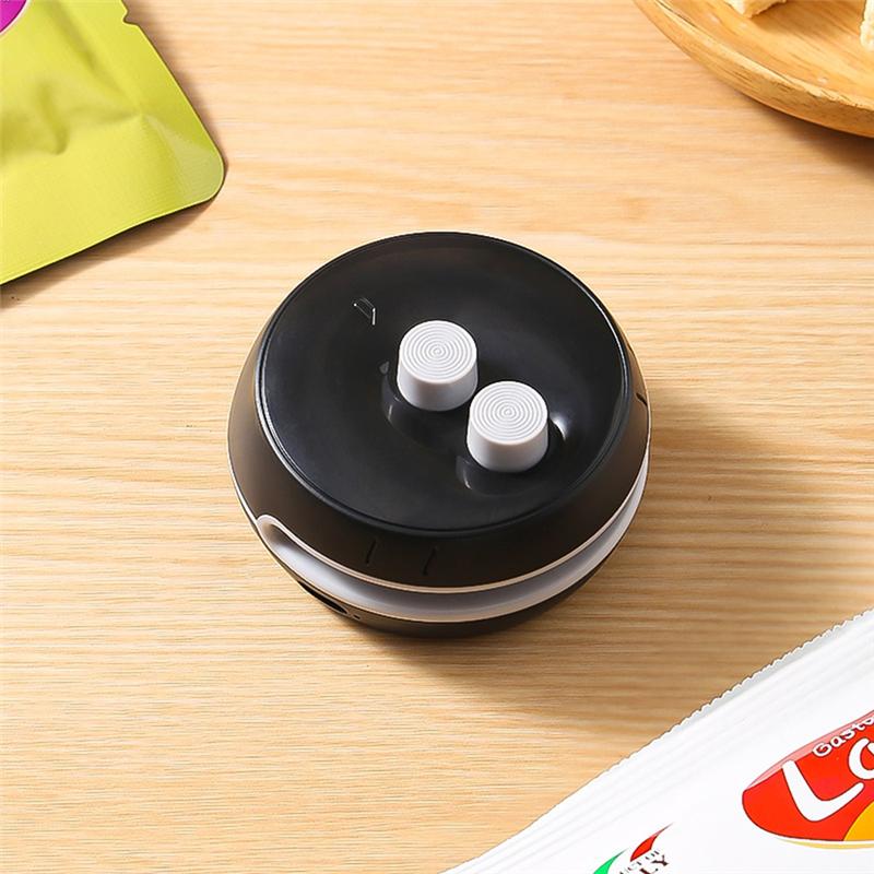 Mini Bag Sealer 2 In 1 Heat Sealer With Cutter Rechargeable Bag Sealer Portable Vacuum Food Sealer Bag Sealing Machine A+B