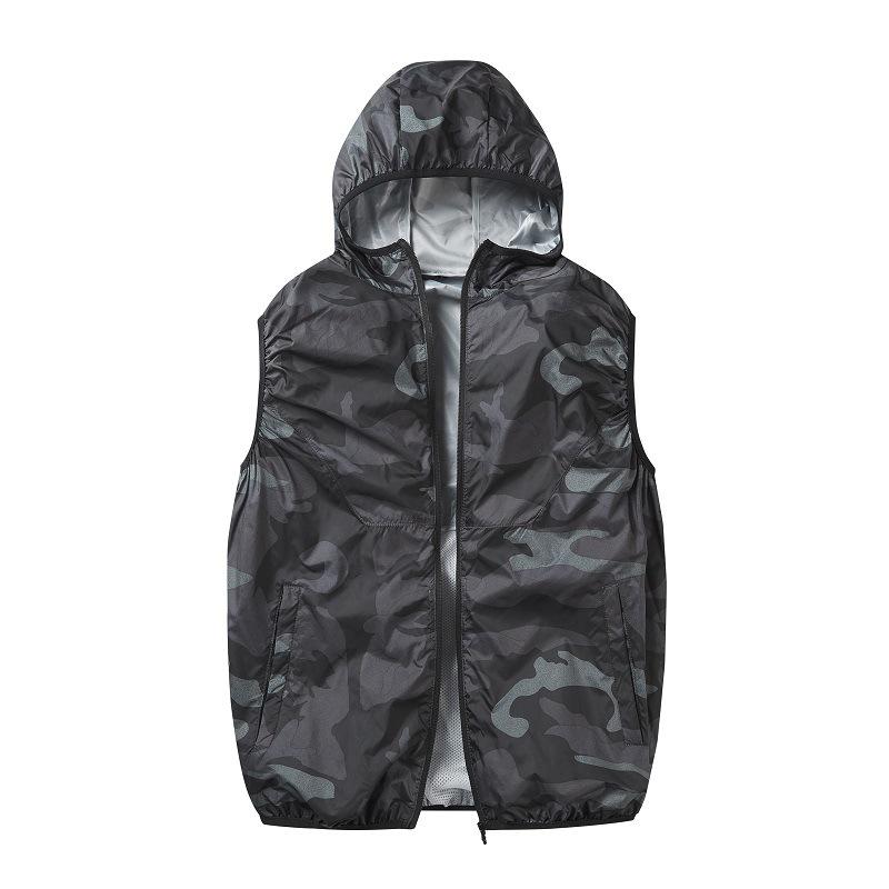 Summer Cooling Suit: High-Tech Fan Vest and Camouflage Fishing Vest for Men