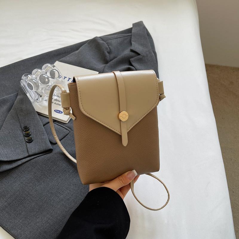 Trendy Korean Style Women's Shoulder Bag Unique Casual Small Square Handbag With Soft Pu Material For Daily Fashion