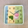 12-inch Square Simple Creative Retro Home Quartz Wall Clock, Living Room and Bedroom Wall Table 30cm