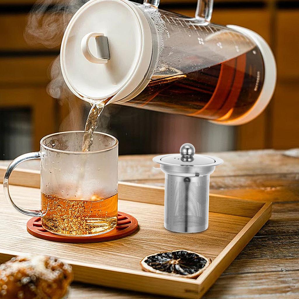 Stainless Steel Mesh Tea Strainer Portable Fine Filter Reusable Infuser for Loose Leaf Tea Steeper Stainless Steel Strainer