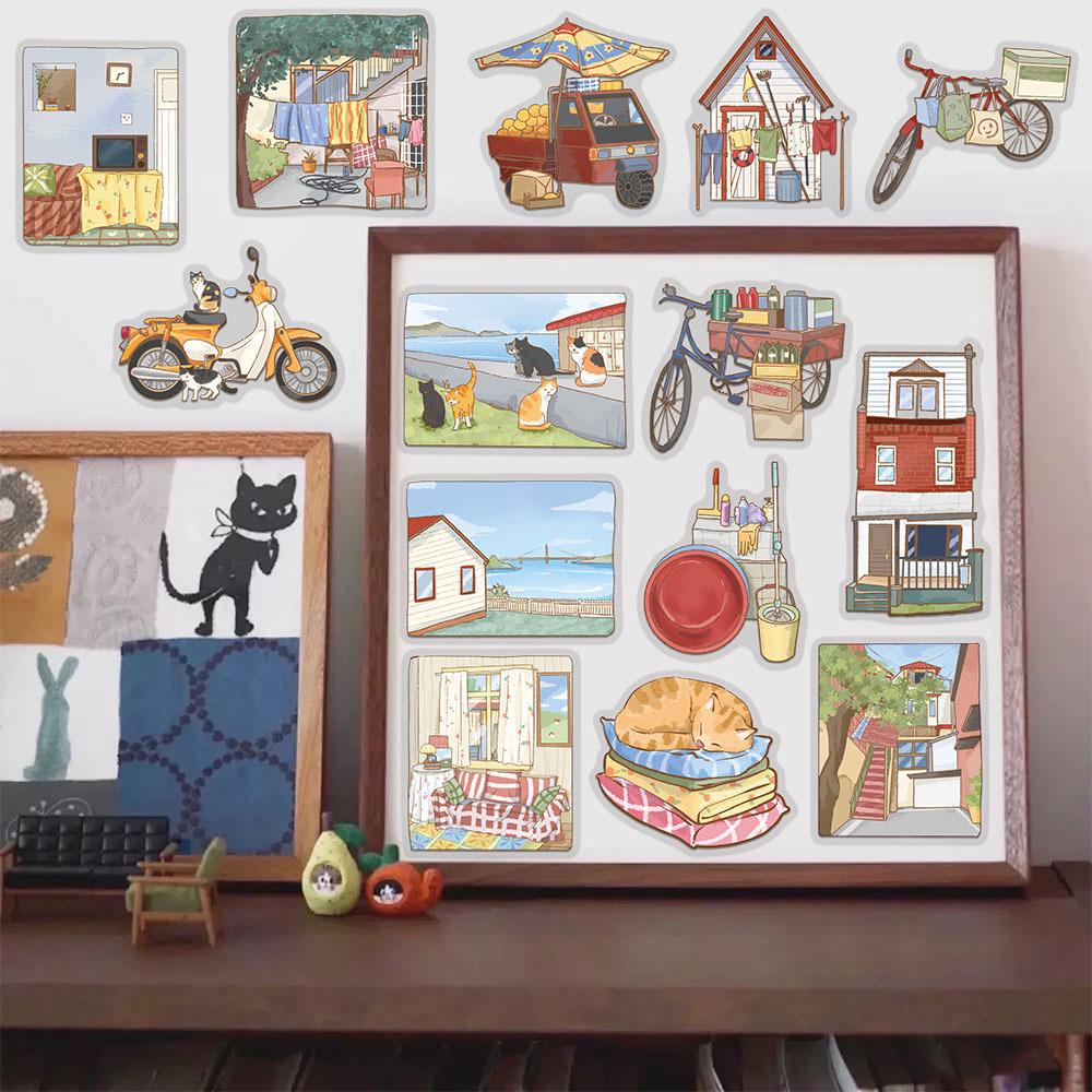 50-Piece Set: Personalized Transparent PET Stickers for Water Bottles, Phone Cases, and Computers