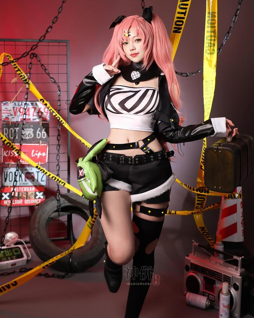 Nicole Demara Cosplay Costume with President Adult for School and Stage Performances Demara Cosplay with Size [Excellent Quality] Wig, Zenzero,