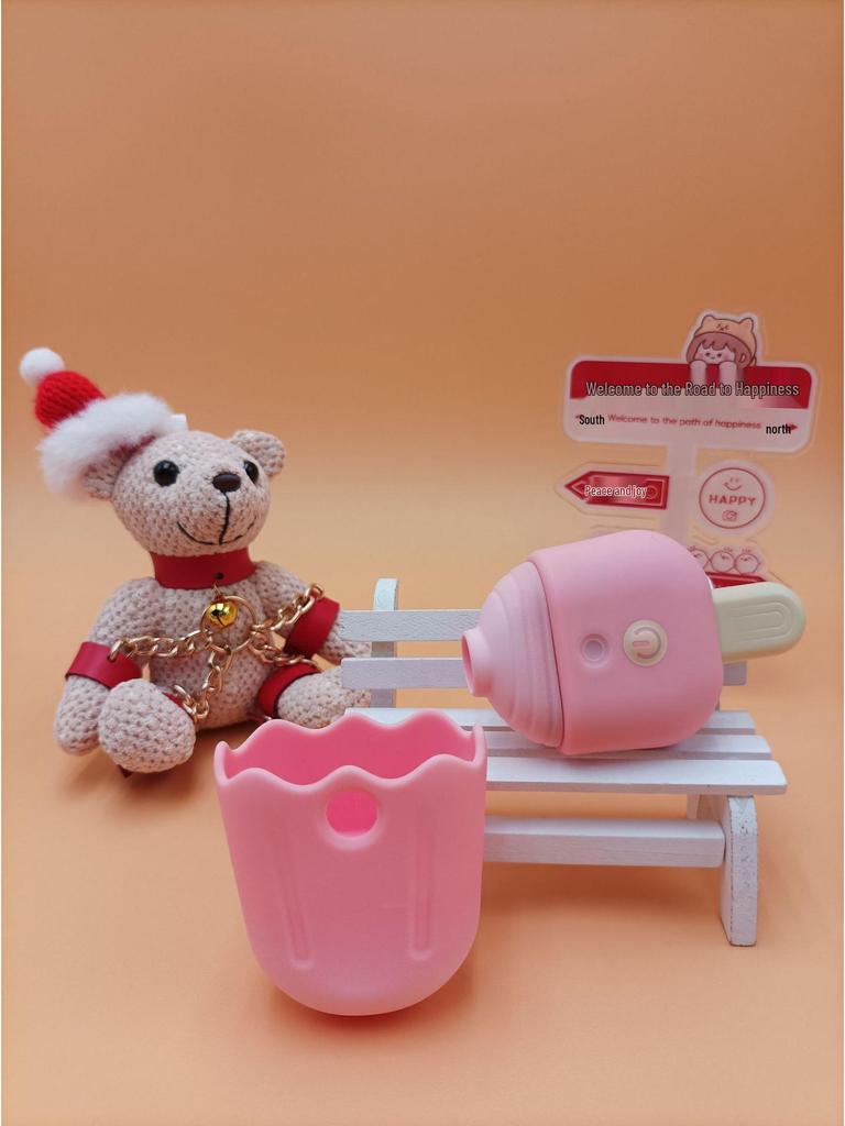 Ice Cream Multi-Function Vibrator: Rechargeable, Cute, and Discreet Adult Toy for Women