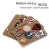 Velcro Tactical Patch Display Board - Military Fan Armband and Storage Organizer