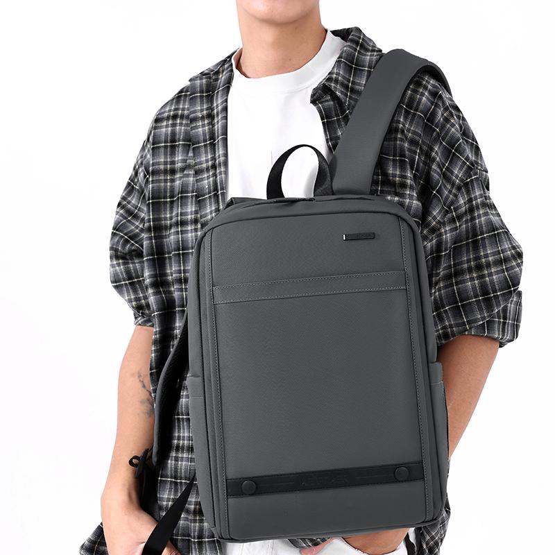 Stylish Men's Business Backpack Slim Laptop Backpack for Office & Travel