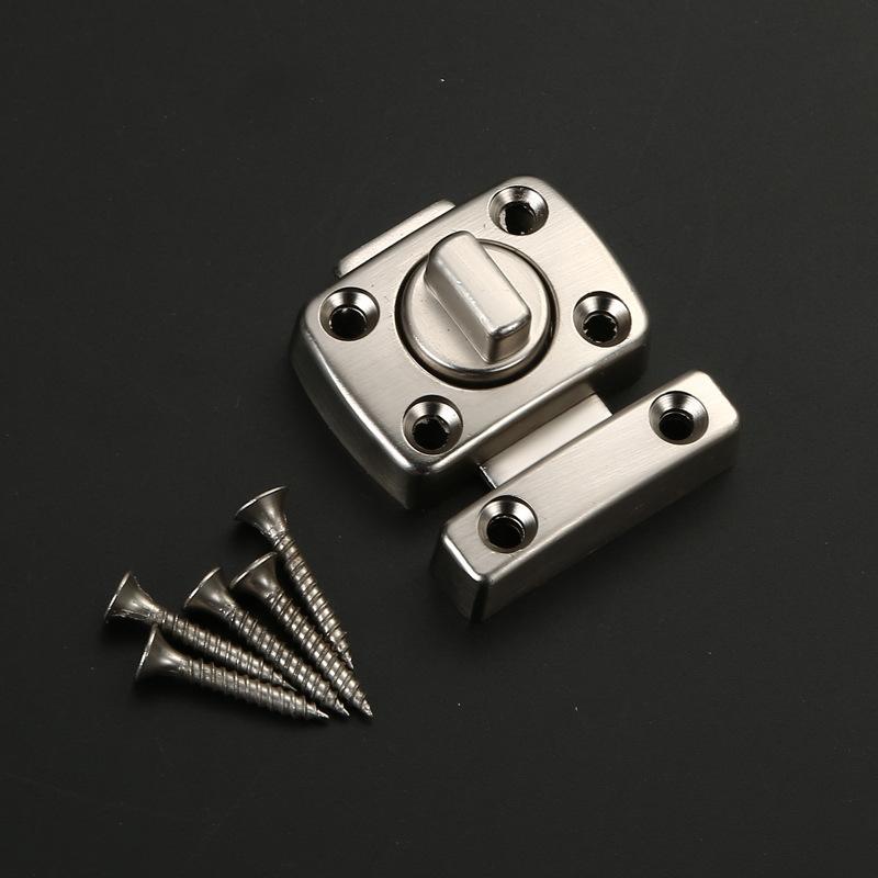 Anti-theft Cast Metal Door Latch|Right Angle Lock Buckles-Toilet/Sliding Gates/Bathrooms|Heavy Duty Hook Bolts-Security Hardware