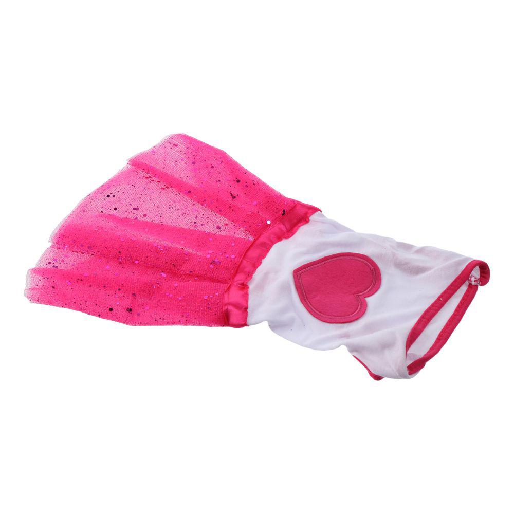 

Одежда для домашних животных Платье для маленьких животных Платье для собачек в форме сердца Одежда для домашних животных Платье принцессы для кошек