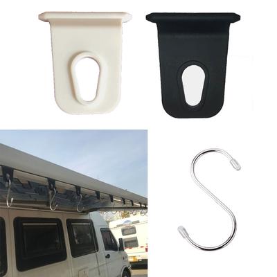 5/10 Pieces RV Awing Hanger Clothes Hook Practical Caravan Awning Hook Clothes Drying Accessories