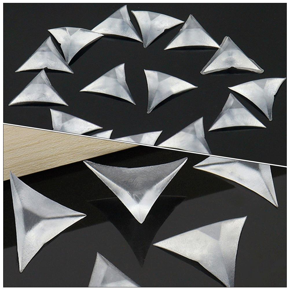 400pcs Decorative Stair Dust Corner Staircase Dust Corner Stair Dust Triangle
