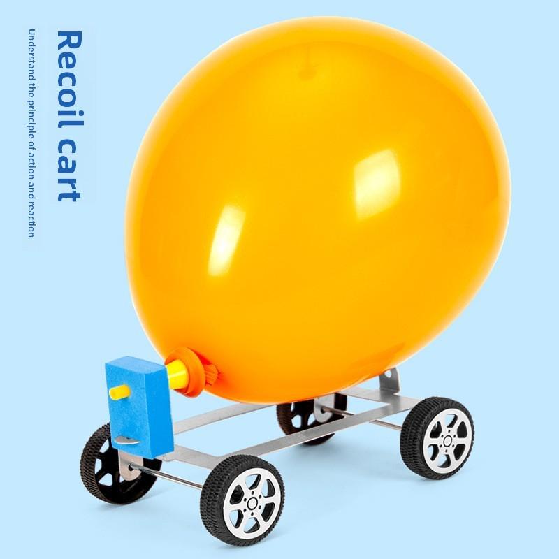 Air Power Science Toy With Car Model For Kids Educational Diy Experiment Set