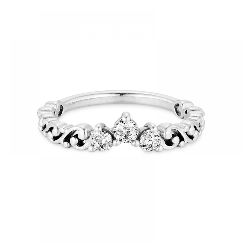 Pandora 192232c01 Moment Regal Swirl Tiara Silver Ring