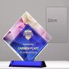 Customized Pentagram Crystal Trophy, Color Printing Prize Sports Movie Award Outstanding Employee Souvenir, Home Decoration, 1Pc