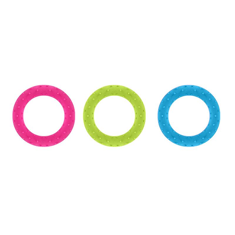 Haustierspielzeug tprBends Hundespielzeug Kleine und Mittelgroße Hunde Backenzähne Reinigung Training Haustierbedarf Quietschspielzeug