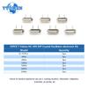 35PCS HC-49S Crystal Oscillator Kit 6Mhz 8Mhz 10Mhz 12Mhz 11.0592Mhz 16Mhz 32.768Mhz Quartz Crystal Resonator Passive Oscillator