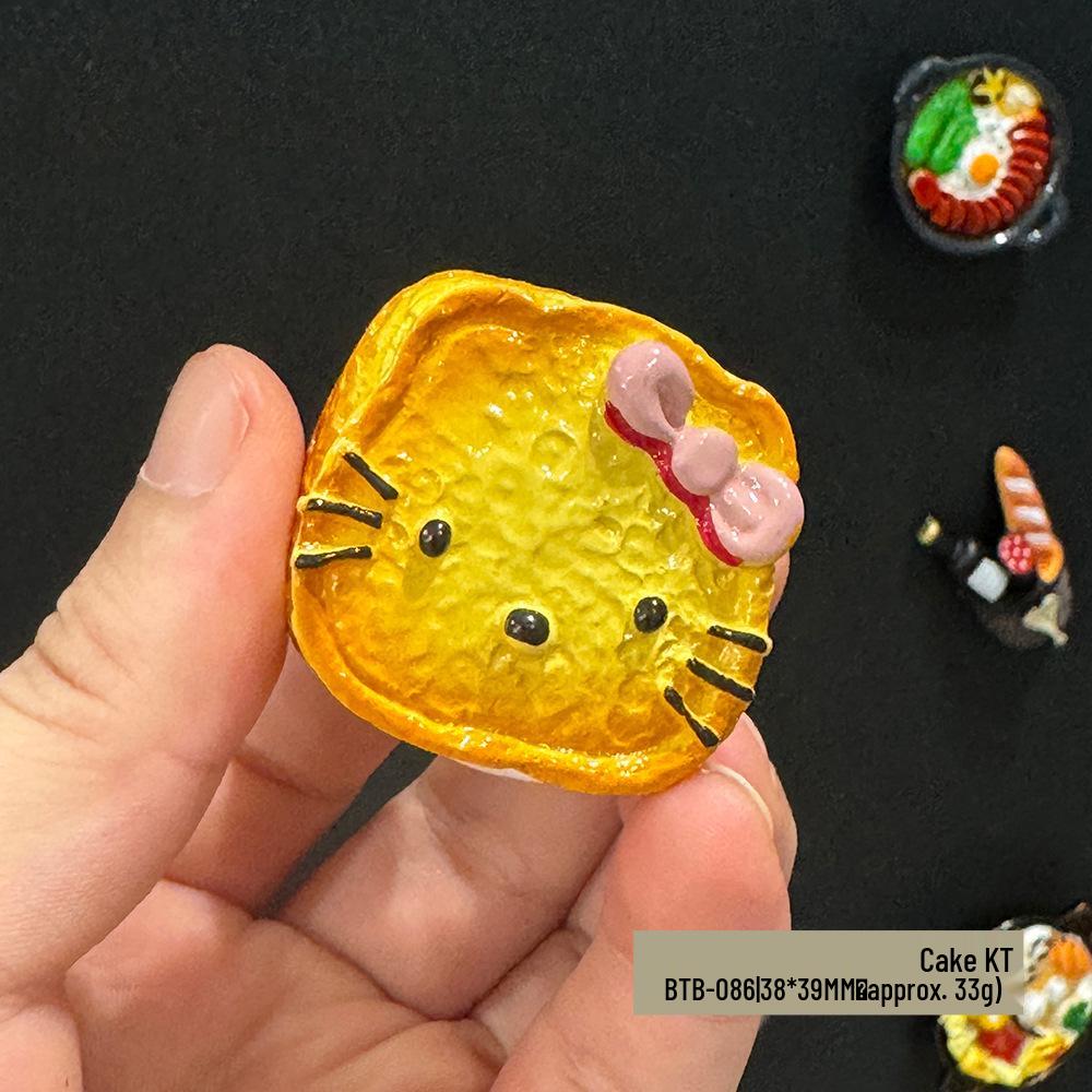 3D Chinese Style Food Magnet: Lobster & Noodles Hot Pot with Mantis Shrimp Sticker