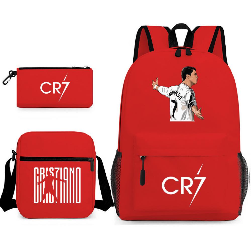 Stitc Cartoon Full Print Backpack Student Bag Pencil Case Two-Piece Set Children'S Backpack