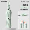 New three-fold 12-bone automatic umbrella, vinyl sunshade umbrella, anti-rebound sun umbrella