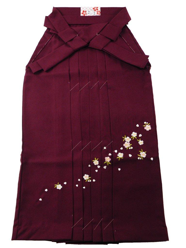 

Hakama Hakama Sakura Embroidery Cherry Blossom Single Item Size [Hanamichi] S~LL (L Size, Red)