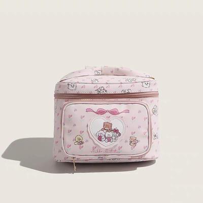Borsa a Mano Mikko 2024 Anime Bear Trucco e Organizer - Grande Capacità