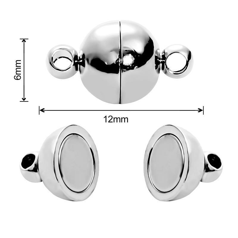 Lesklý magnetický řetízek na telefon a DIY sada spony na náhrdelník