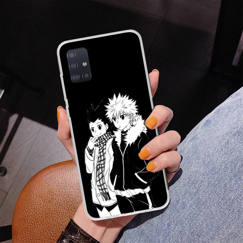Black White Hunter X Phone Case For Samsung Galaxy A52 A32 A22 A12 A51 A31 A50S A30S A20S A10S Note 20 Ultra 10 Plus S10 A72 A71