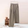 G-Samt Weitbeinige Hosen Damen Herbst und Winter Verdickt Lässig Gerade Hosen Hohe Taille Locker Gestrickt Europäischer Baumwollsamt Yamamoto Hosen