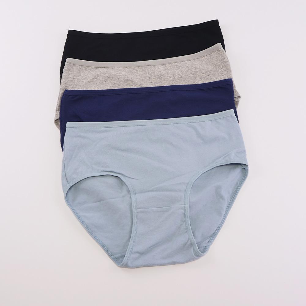Intimo da Donna Puro Cotone Vita Alta Vestibilità Aderente Taglia Grande 100% Cotone Cavallo Mutandine Pantaloncini Traspiranti per Ragazze