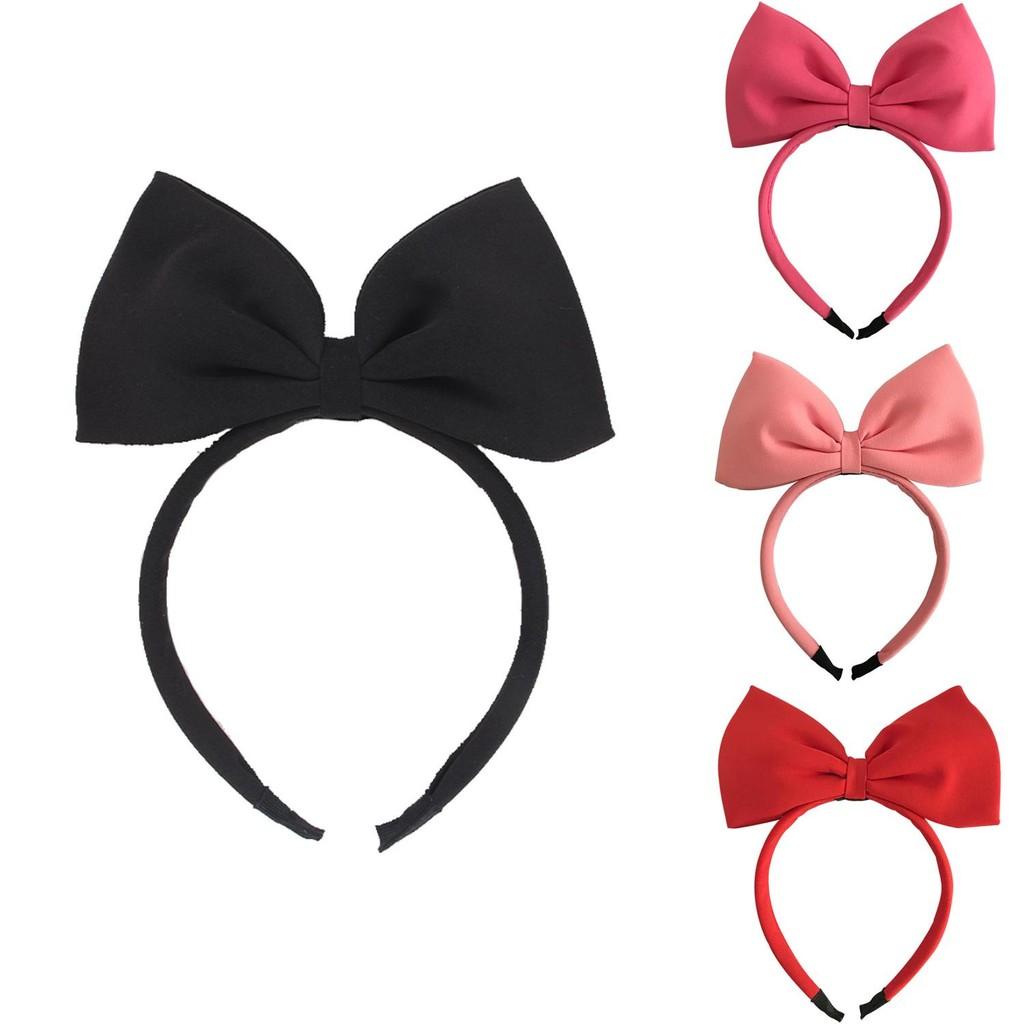 Childrens Hairband With Handmade Black Butterfly Knot For Party And Performance
