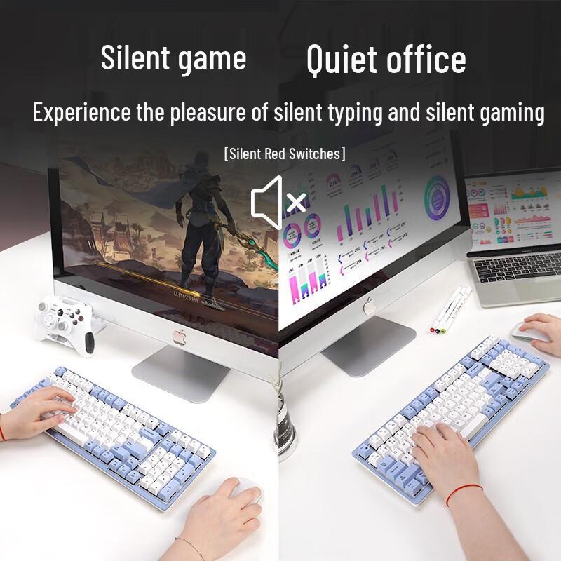 Double Shell M96 Three-Mode Silent Mechanical Keyboard